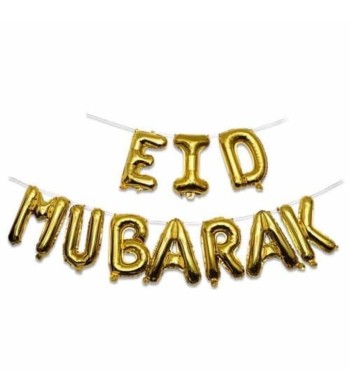 Guirlande de ballons Eid Mubarak