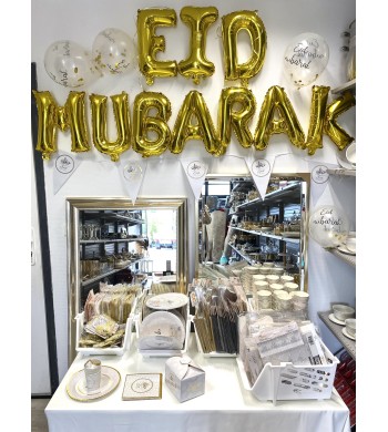 Guirlande de ballons Eid Mubarak