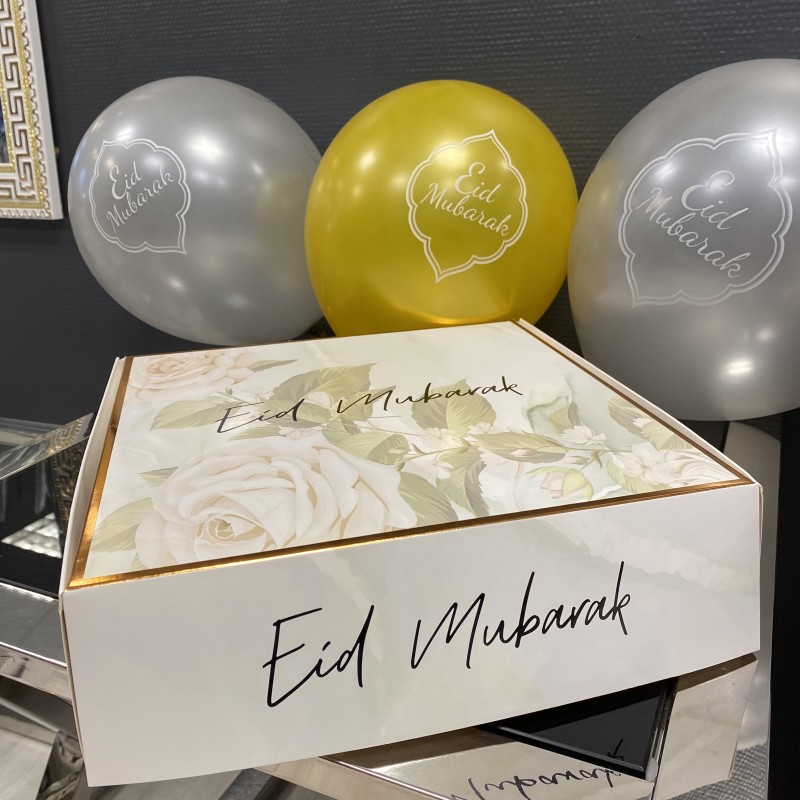 Boîte à gâteaux Eid mubarak