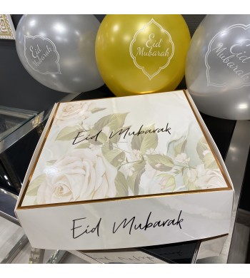 Boîte à gâteaux Eid mubarak