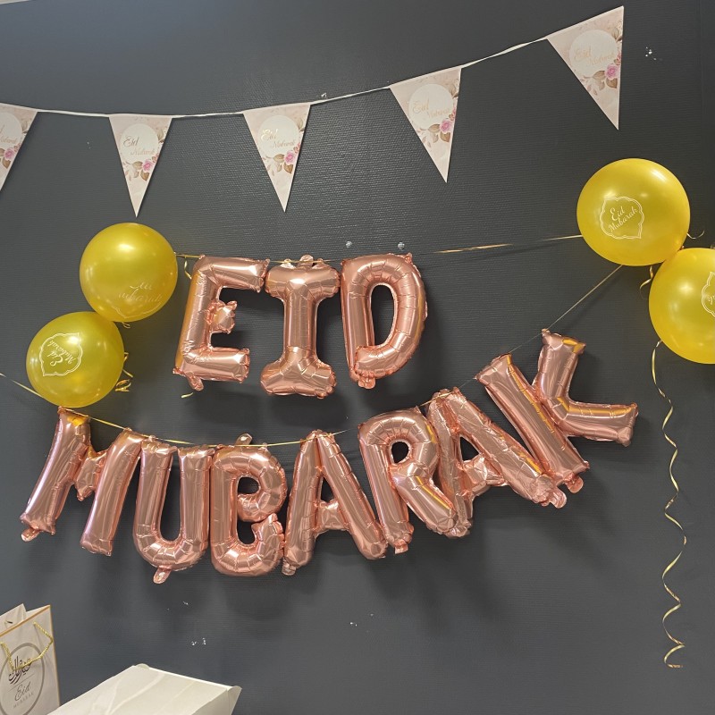 Guirlande de ballons Eid Mubarak