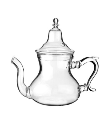 Théière de Thé en verre transparent, Théière Marocain 650 ml