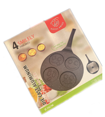 Poêle à pancakes smileys Royal Swiss induction