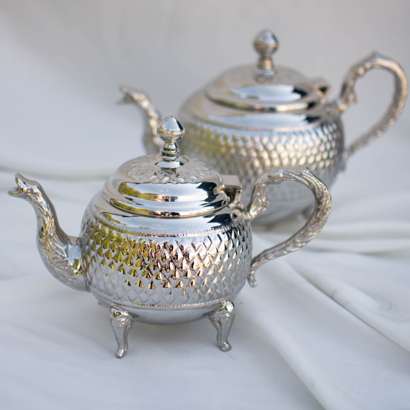 Théière Marocaine En Verre Borosilicate - 600 Ml, Légère Et Résistante Aux Chocs Thermiques, Fabrication Artisanale