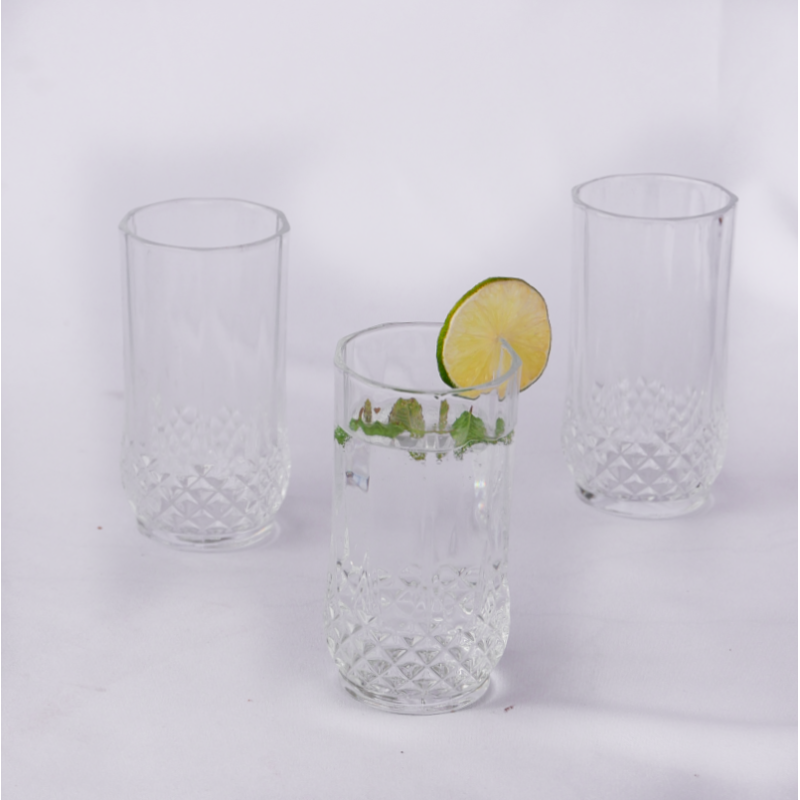 Service de 12 verres, set de verres à eau