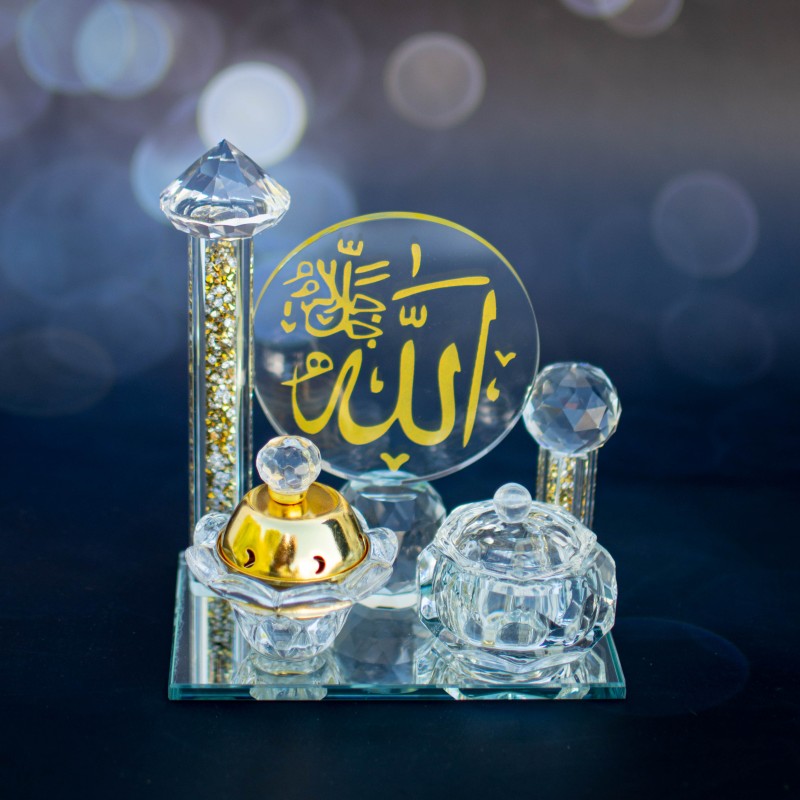 Encensoir décoratif cristal Allah