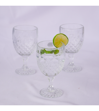 Set de verres à pied, lot de 6 verres à pied