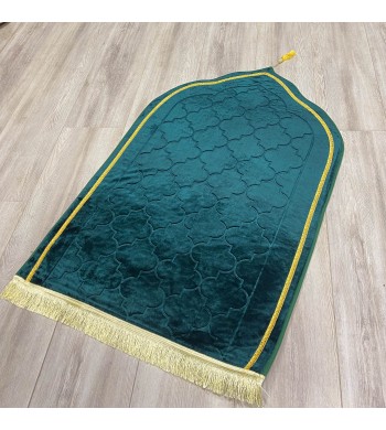 Tapis prière velours épais en flanelle molletonné