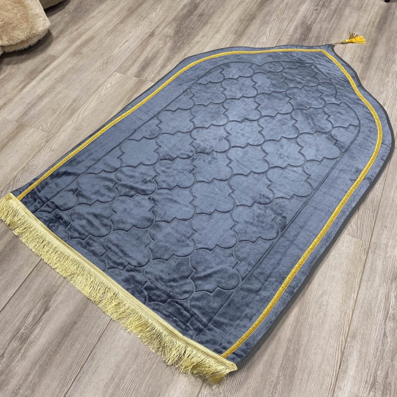 Tapis prière velours épais en flanelle molletonné