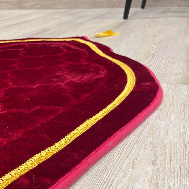 Tapis prière velours épais en flanelle molletonné