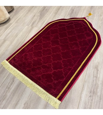 Tapis prière velours épais en flanelle molletonné