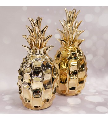Set décoratif Ananas doré