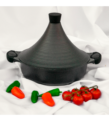 YANGYAYA Tajine De Cuisson en Alliage D'aluminium, Marmite à Tajine  Marocaine avec 2 Poignées, Marmite à Tajine pour Table De Cuisson Ou à  Induction De Cuisson-Orange 24cm : : Cuisine et Maison