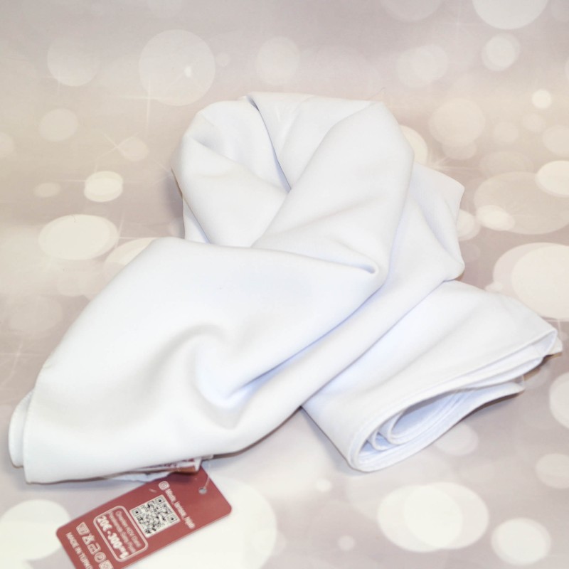 Hijab soie de Medine Blanc Hijab soie de Medine Blanc