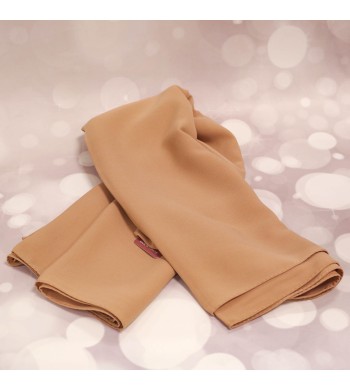 Hijab soie de Medine Ocre