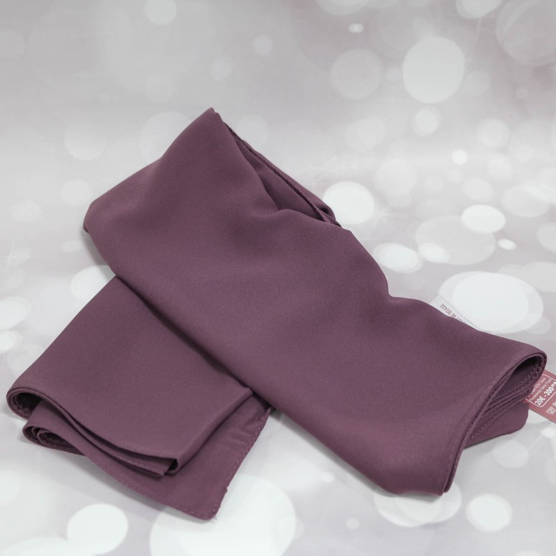 Hijab soie de Medine Violet