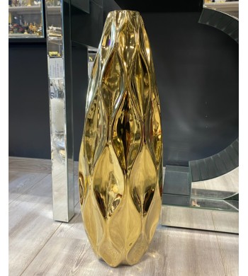 Grand Vase de sol gold 60cm