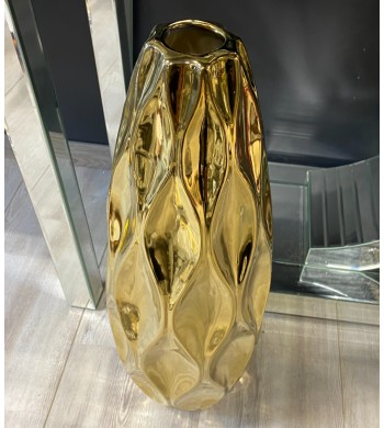 Grand Vase de sol gold 60cm