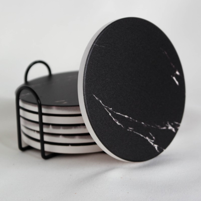 Dessous De Verre En Céramique Art Déco Saint Clément, Années 1930