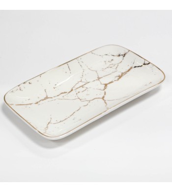Plat de présentation 15cm marbré