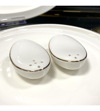 Service de table 27 pièces Elegance en porcelaine fine