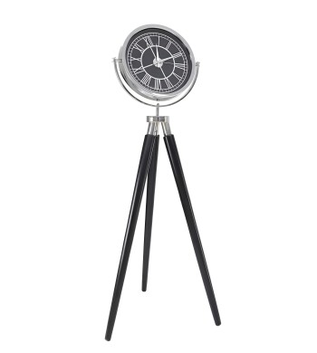 Horloge sur pied Black Silver