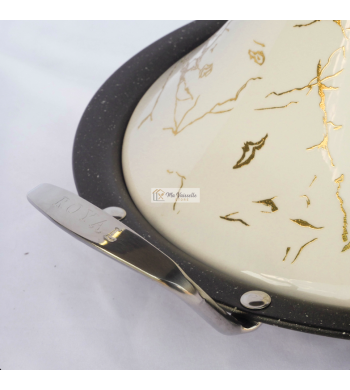 Tajine induction marbré 34cm