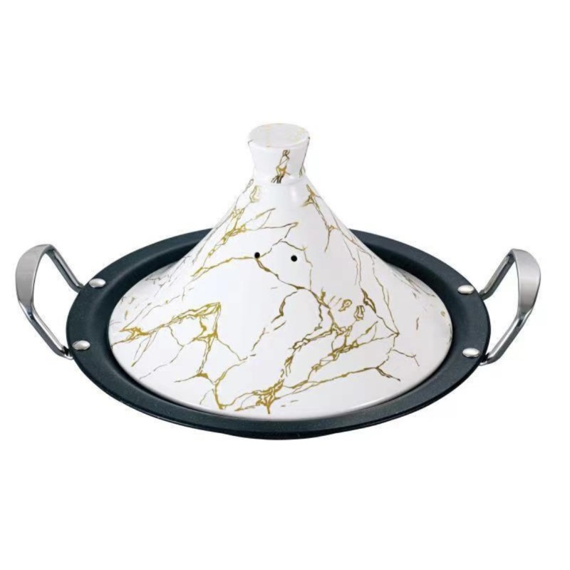 Tajine induction marbré 38cm