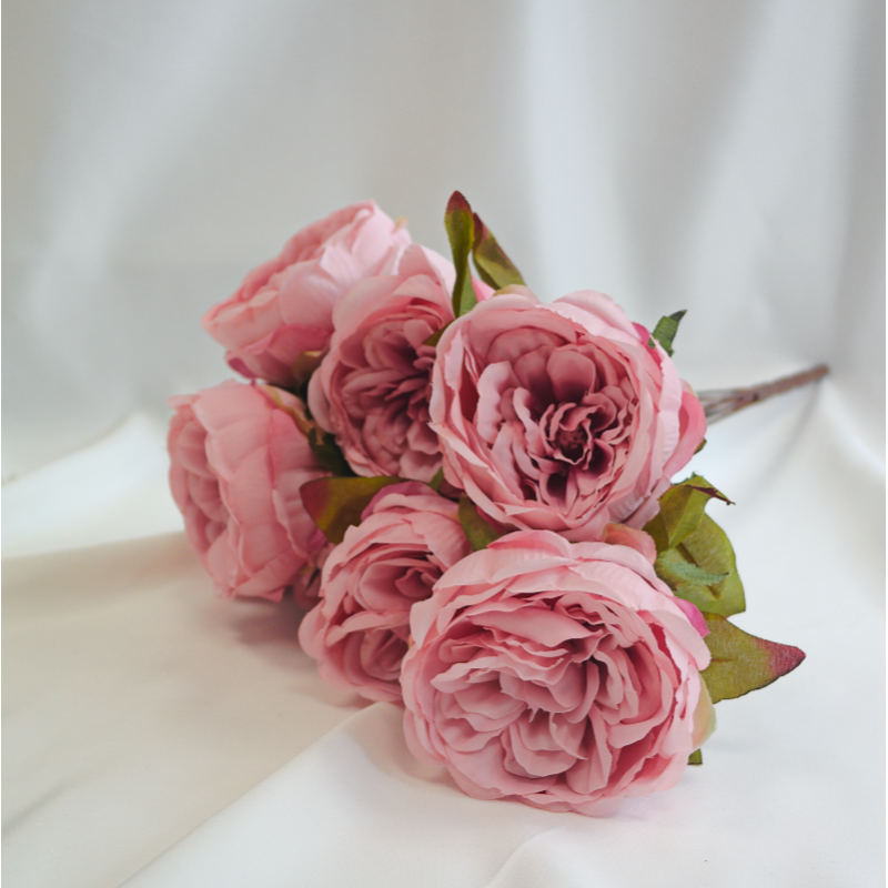 Bouquet de 8 fleurs  artificielles, bouquet décoration florale