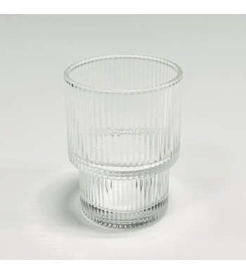 Set de 6 verres strié 15cl