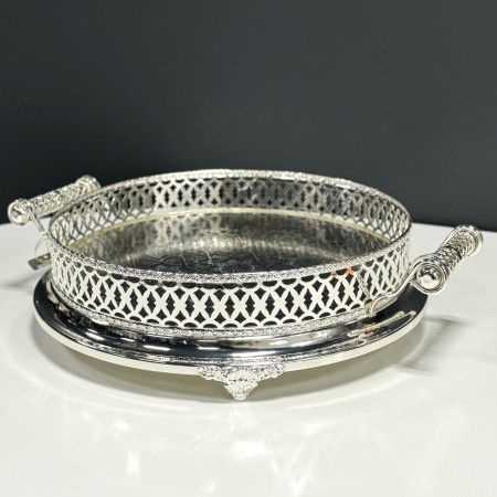 Plateau à Serviettes En Acier Inoxydable, Plateau De Rangement Assiette A Vaisselle Plateau A Thefruits~p145152131