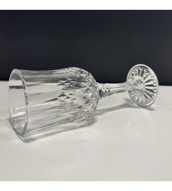 Set de 12 verres à pied en verre transparent