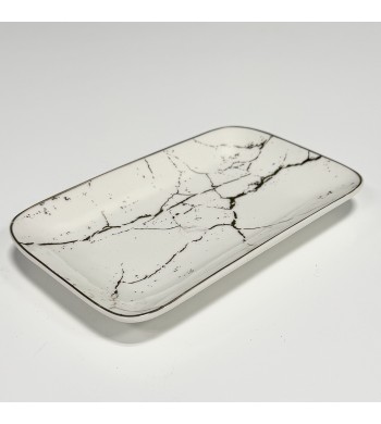 Plat de présentation 15cm marbré