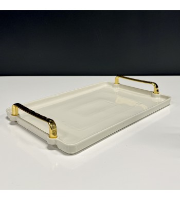 Plateau apéritif 6 compartiments en porcelaine