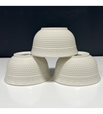 Lot de 6 bols à soupe en porcelaine