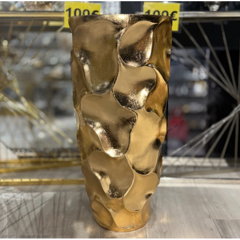 Grand Vase de sol Gold 70cm