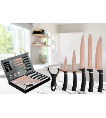 Coffret de cuisine, Set de 6 couteaux Cheffinger