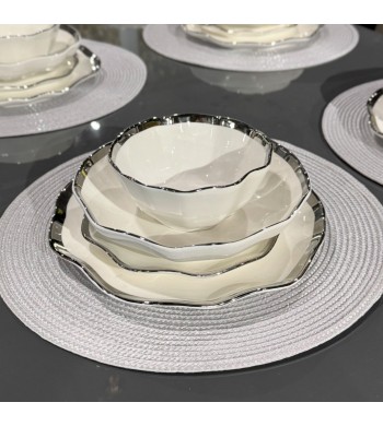 Service de table porcelaine 24 pièces