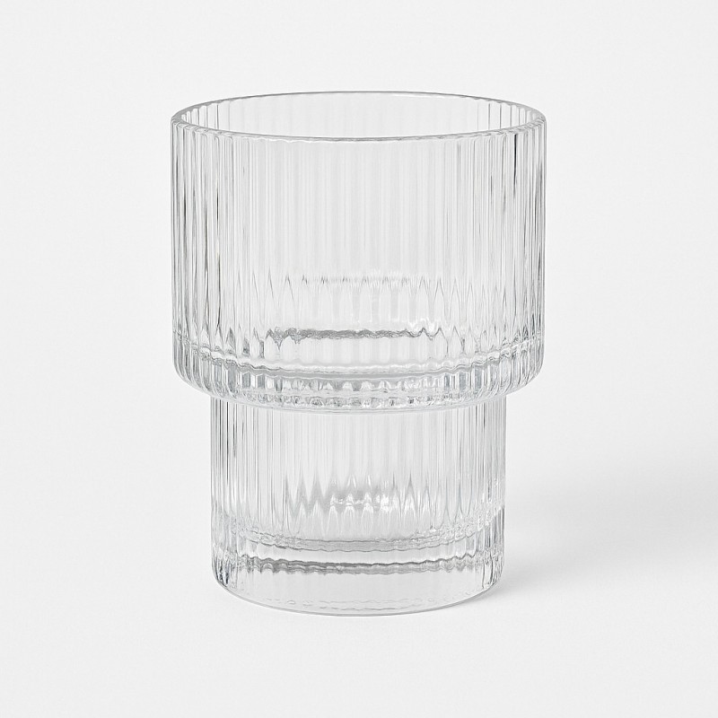 Set de 6 verres strié 15cl Set de 6 verres strié 15cl