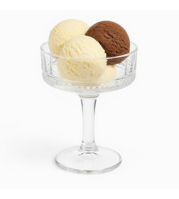 Coupe en verre cristal – Verre à cocktail élégant pour desserts & dégustations