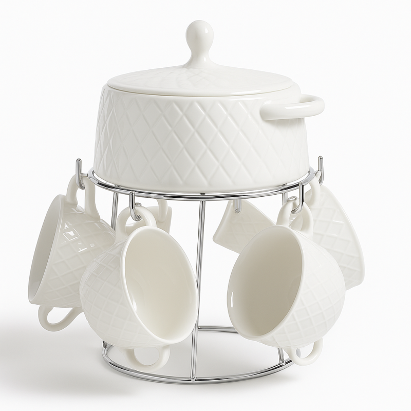 Service soupière suspendu White Touch 6 personnes Service soupière suspendu White Touch 6 personnes