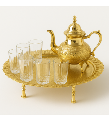 Lot de 12 verres à thé marocain Lot de 12 verres à thé marocain