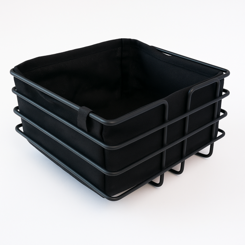 Panier à pain noir 20*20cm