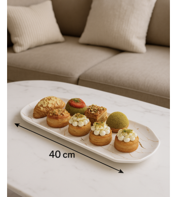 Plateau de présentation en céramique 40cm