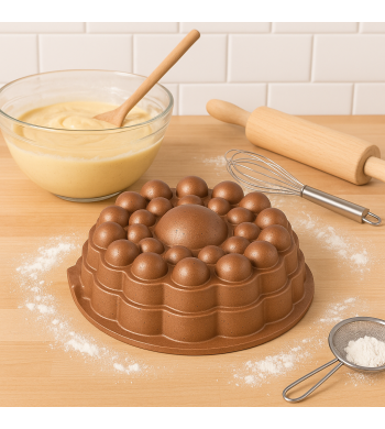 Moule à gâteau bulles rond 25 sphères antiadhésif