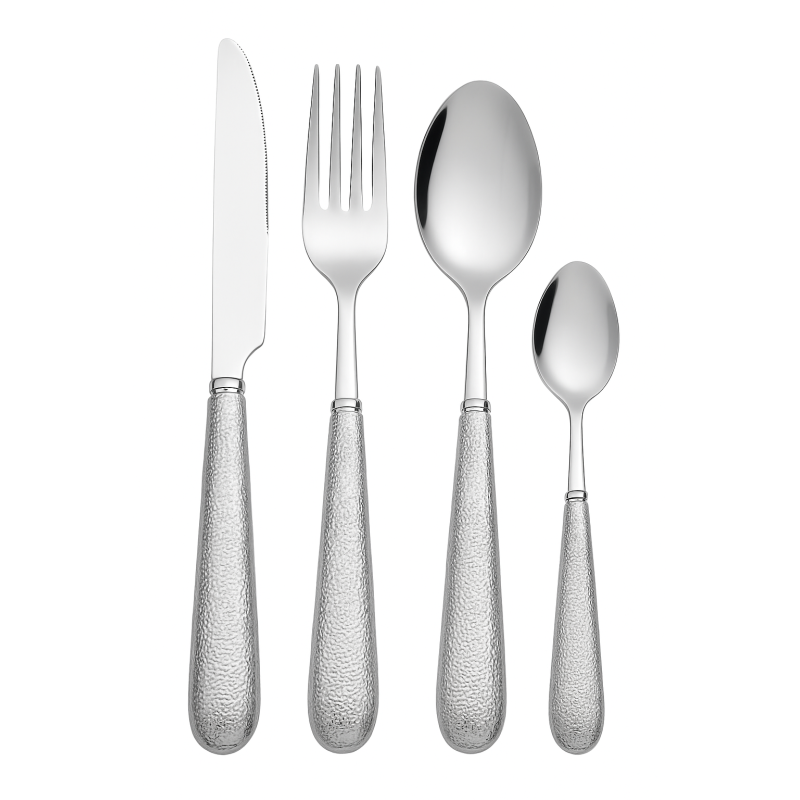 Ménagère strass pour 6 personnes avec support - design élégant et festif Ménagère strass pour 6 personnes avec support - design élégant et festif