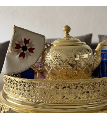 Accessoire pour théière orientale brodé Lyla