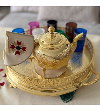 Accessoire pour théière orientale brodé Lyla