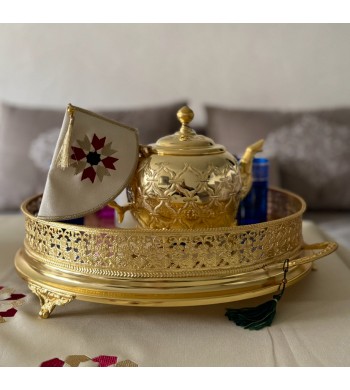 Accessoire pour théière orientale brodé Lyla