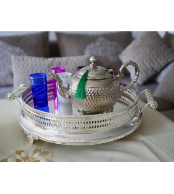 Théière marocaine artisanale